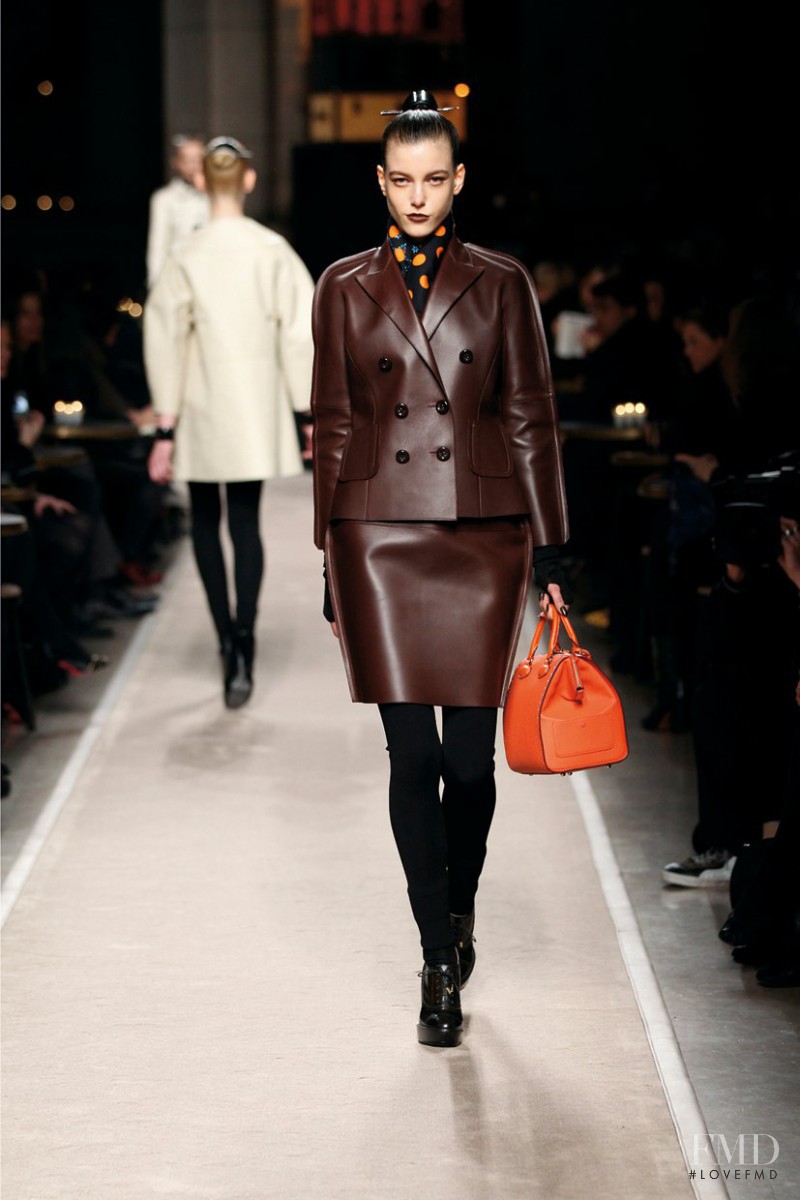 Tatiana Cotliar featured in  the Loewe fashion show for Autumn/Winter 2011