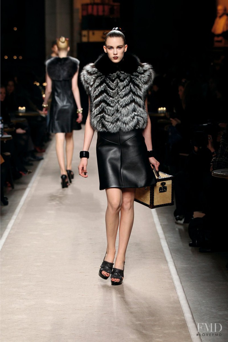 Colinne Michaelis featured in  the Loewe fashion show for Autumn/Winter 2011