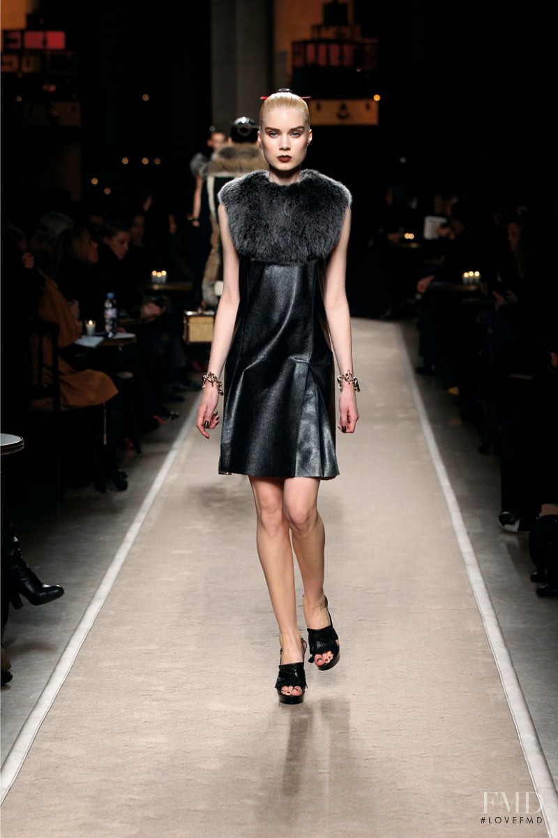 Elsa Sylvan featured in  the Loewe fashion show for Autumn/Winter 2011