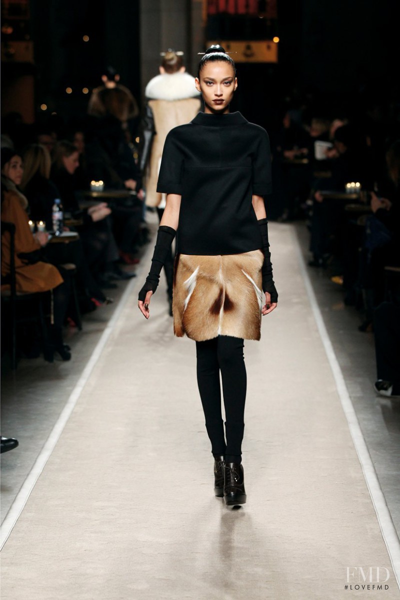 Anais Mali featured in  the Loewe fashion show for Autumn/Winter 2011