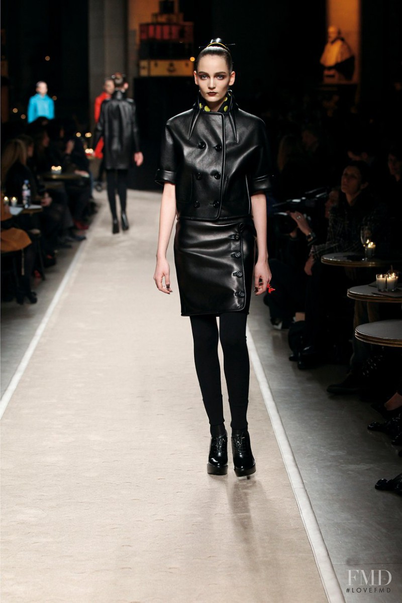 Zuzanna Bijoch featured in  the Loewe fashion show for Autumn/Winter 2011