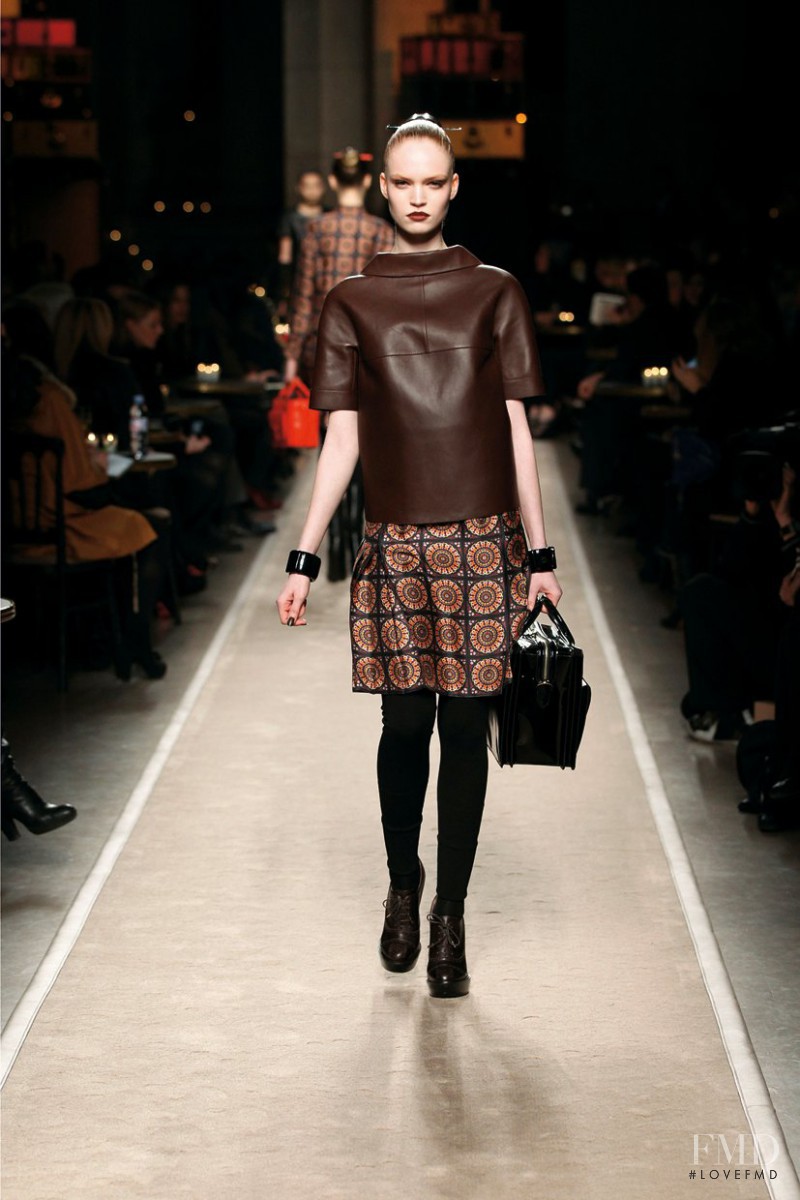 Luisa Bianchin featured in  the Loewe fashion show for Autumn/Winter 2011