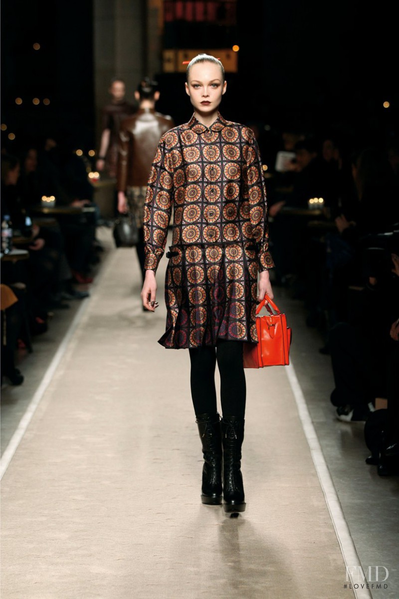 Siri Tollerod featured in  the Loewe fashion show for Autumn/Winter 2011