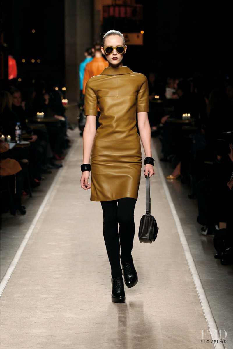Marike Le Roux featured in  the Loewe fashion show for Autumn/Winter 2011