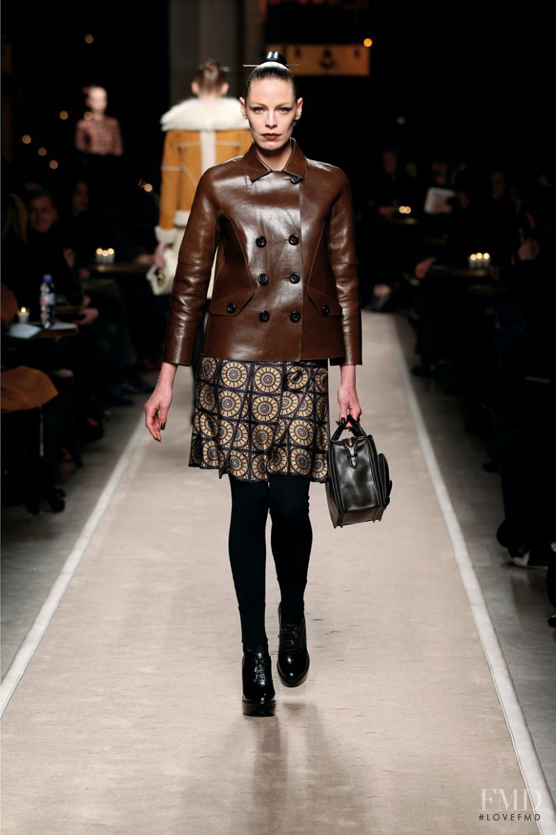 Tanga Moreau featured in  the Loewe fashion show for Autumn/Winter 2011