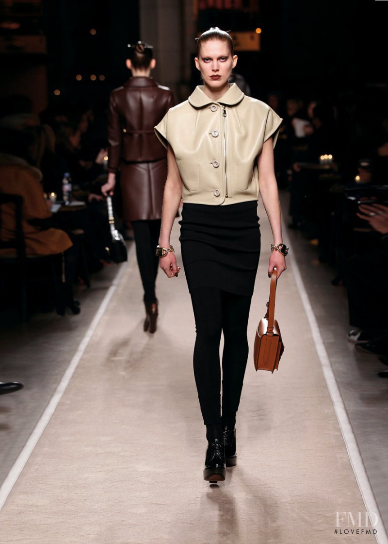 Iselin Steiro featured in  the Loewe fashion show for Autumn/Winter 2011