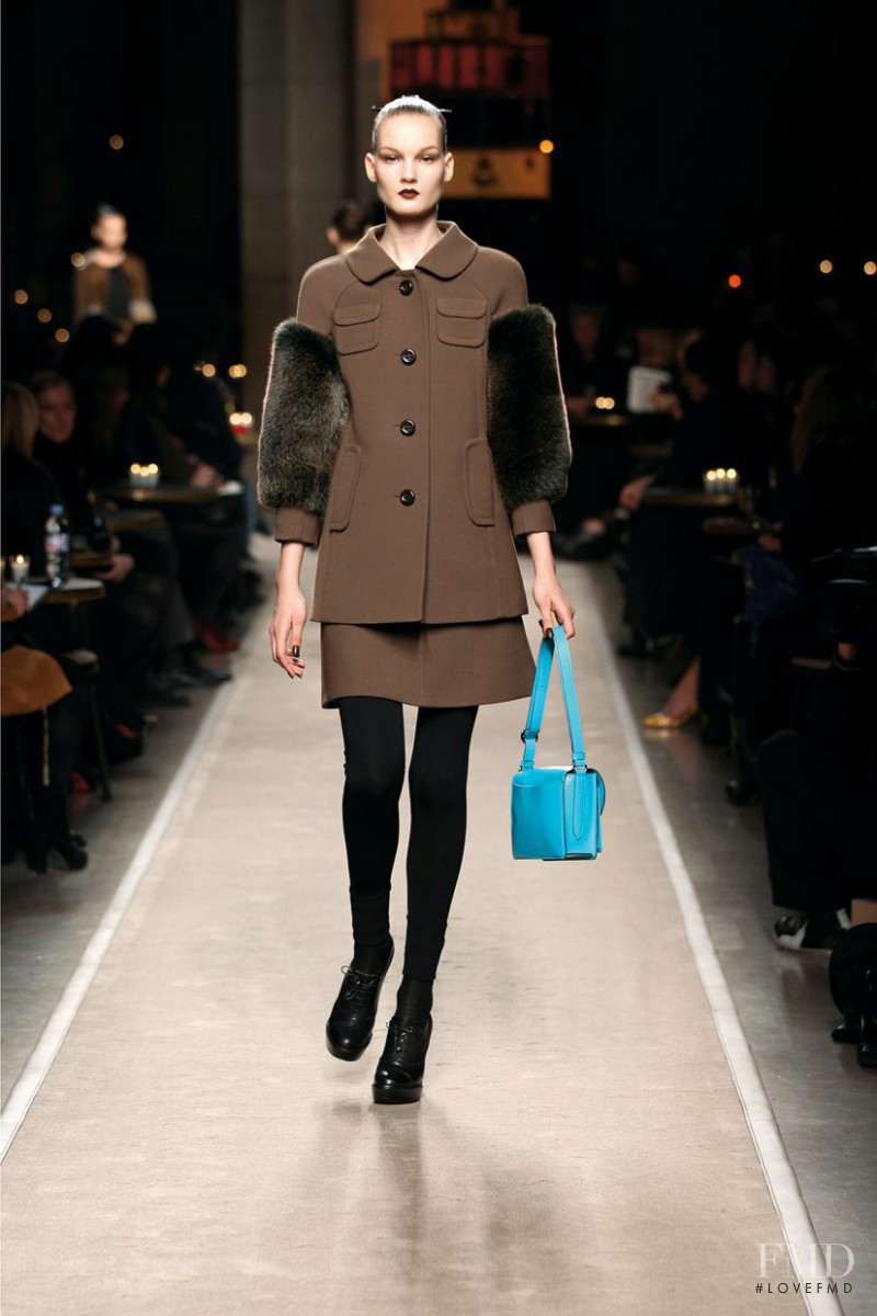Kirsi Pyrhonen featured in  the Loewe fashion show for Autumn/Winter 2011