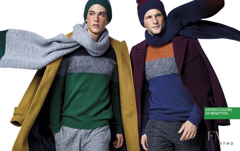 Xavier Serrano featured in  the United Colors of Benetton advertisement for Autumn/Winter 2016