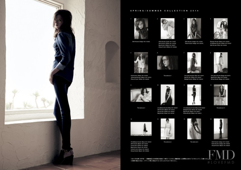 Eva Klimkova featured in  the & by P&D catalogue for Spring/Summer 2014