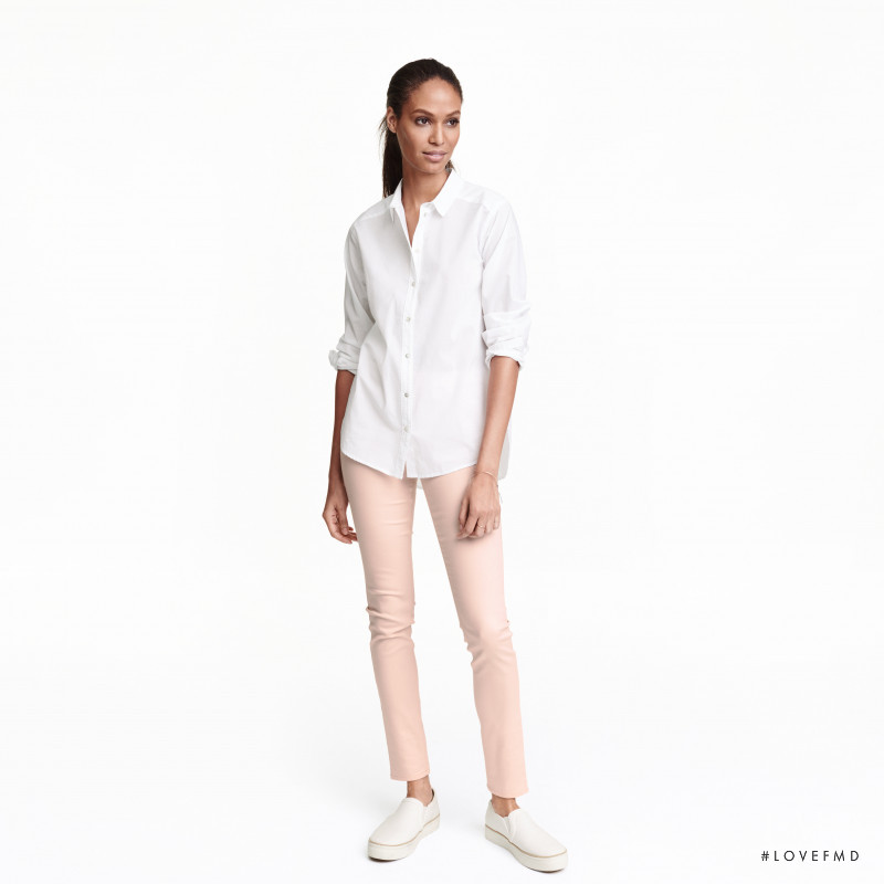 Joan Smalls featured in  the H&M catalogue for Summer 2016