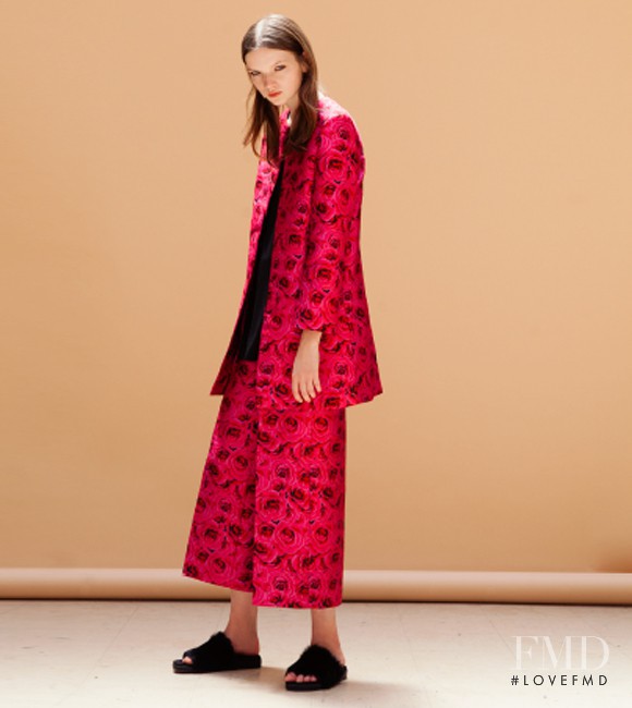 Eva Klimkova featured in  the Riva lookbook for Autumn/Winter 2016