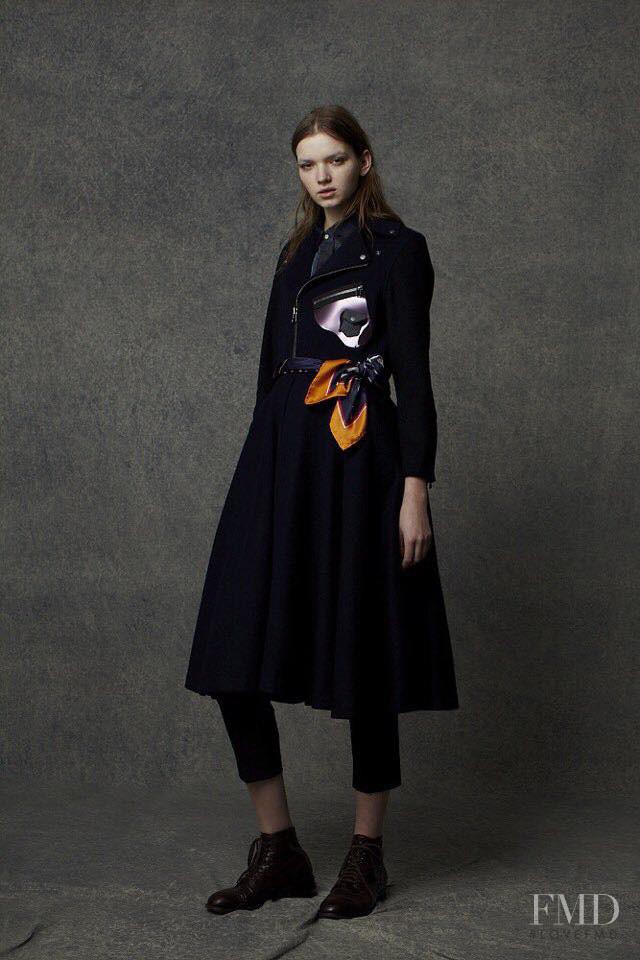 Eva Klimkova featured in  the Tsubame advertisement for Autumn/Winter 2016