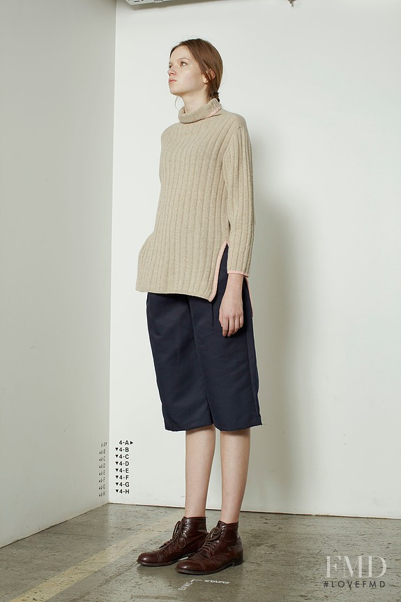 Eva Klimkova featured in  the Tsubame lookbook for Autumn/Winter 2016