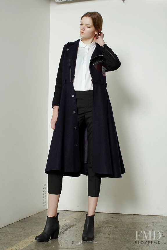 Eva Klimkova featured in  the Tsubame lookbook for Autumn/Winter 2016
