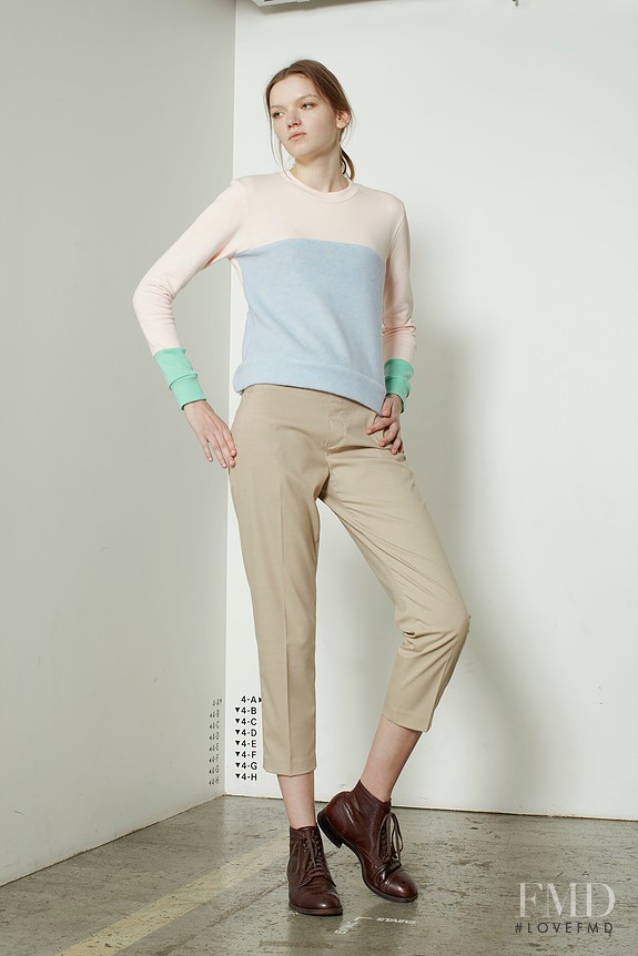 Eva Klimkova featured in  the Tsubame lookbook for Autumn/Winter 2016