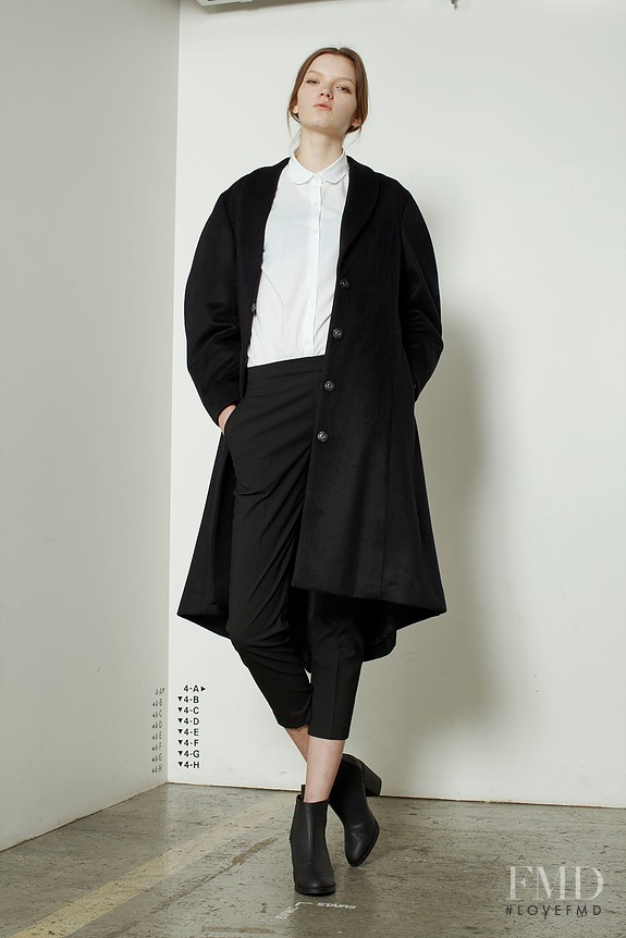 Eva Klimkova featured in  the Tsubame lookbook for Autumn/Winter 2016