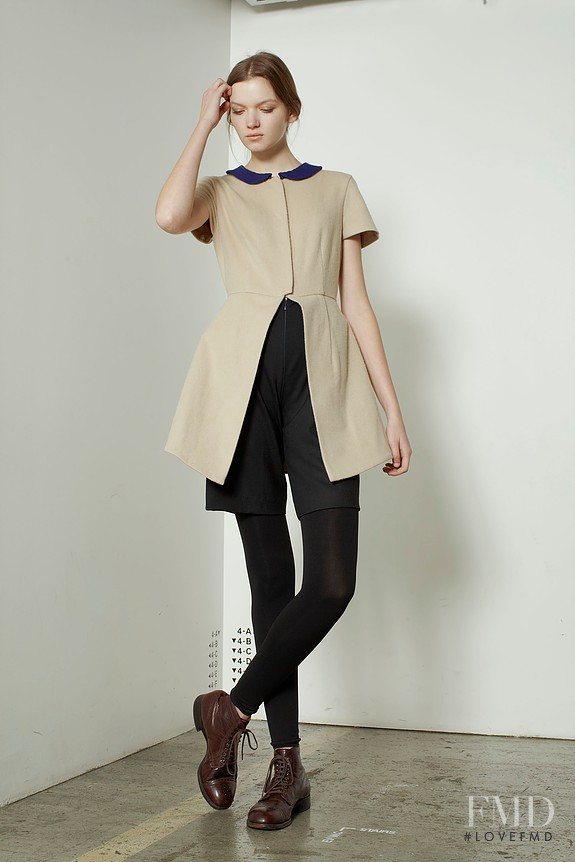 Eva Klimkova featured in  the Tsubame lookbook for Autumn/Winter 2016