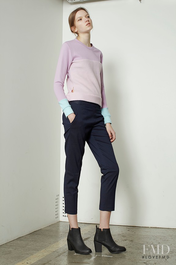 Eva Klimkova featured in  the Tsubame lookbook for Autumn/Winter 2016