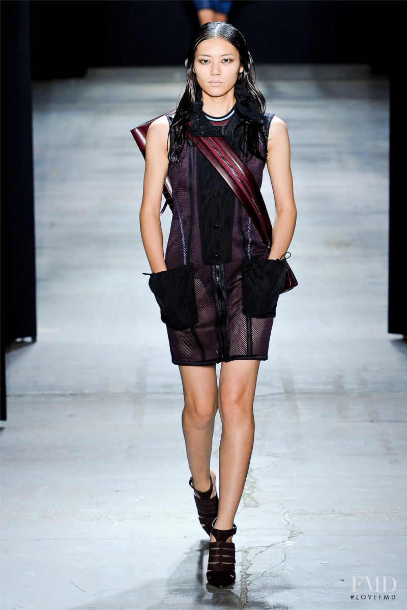 Liu Wen featured in  the Alexander Wang fashion show for Spring/Summer 2012