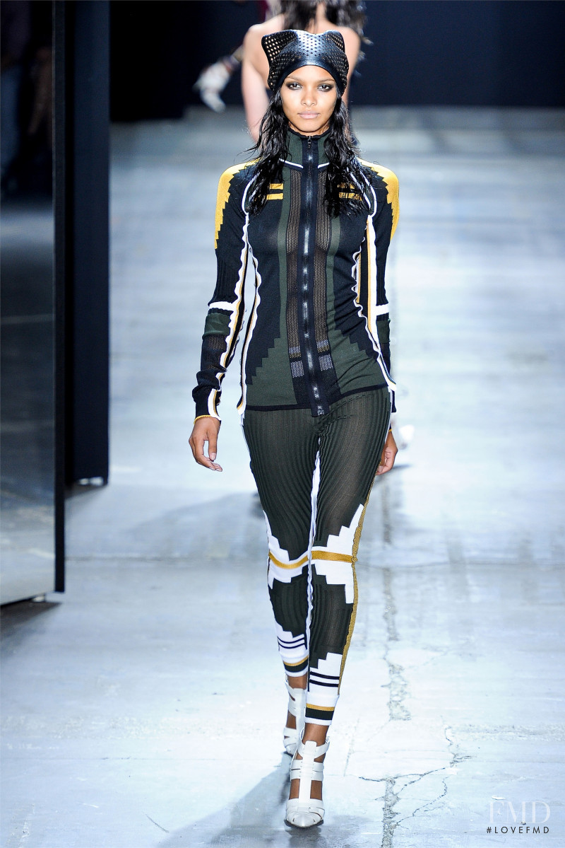 Lais Ribeiro featured in  the Alexander Wang fashion show for Spring/Summer 2012