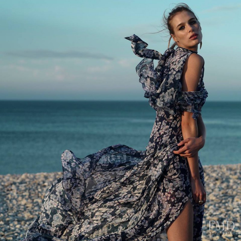 Claire De Regge featured in  the Temperley London advertisement for Autumn/Winter 2016