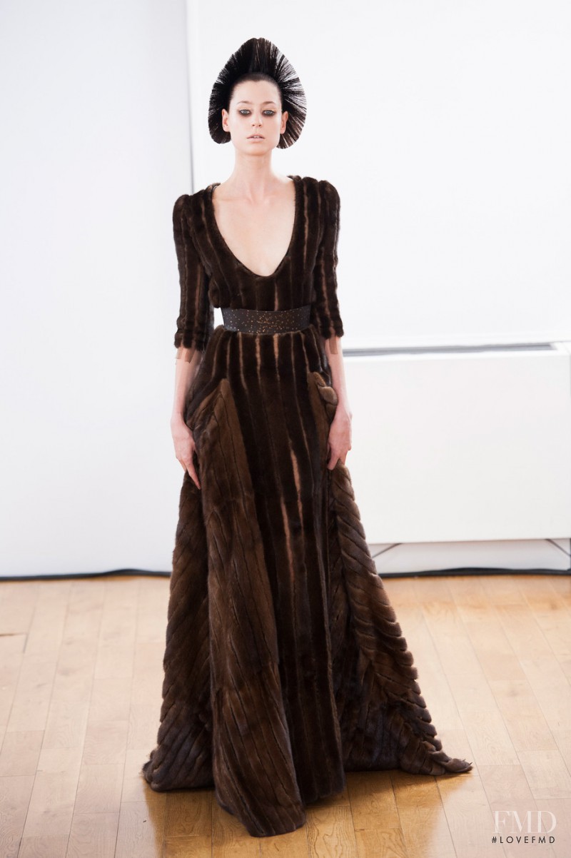 Alexandra Costin featured in  the Julien Fourniï¿½ fashion show for Autumn/Winter 2013