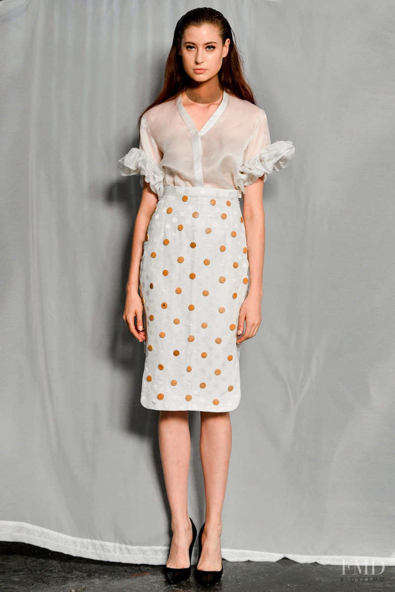 Alexandra Costin featured in  the Maki Oh fashion show for Spring/Summer 2014
