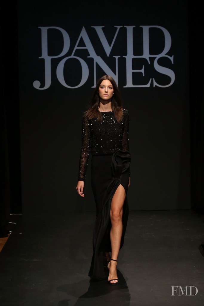 Stephanie Joy Field featured in  the David Jones fashion show for Autumn/Winter 2016