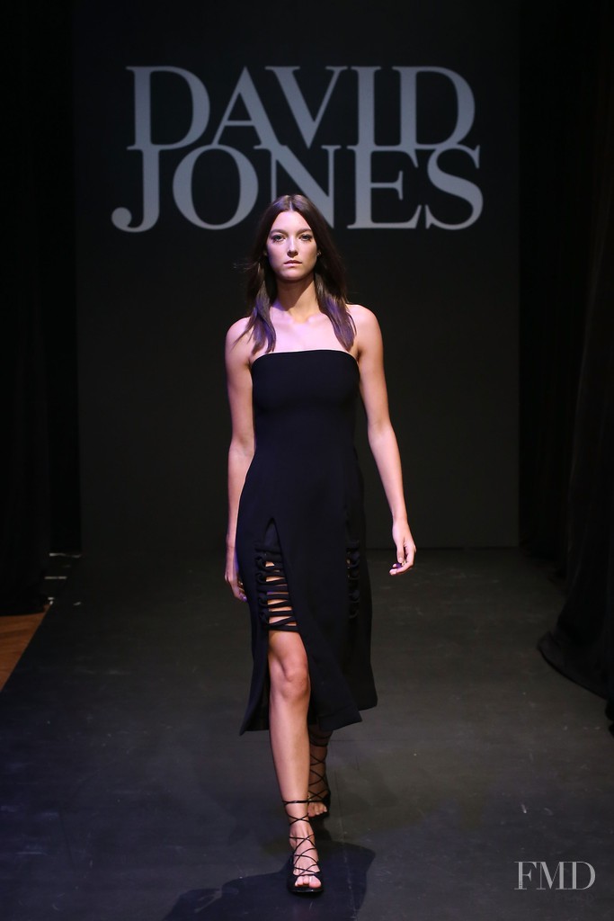 Stephanie Joy Field featured in  the David Jones fashion show for Autumn/Winter 2016