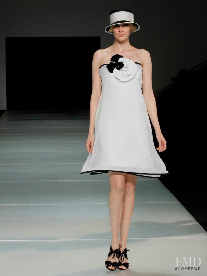 Jasmine Poulton featured in  the Emporio Armani fashion show for Spring/Summer 2012