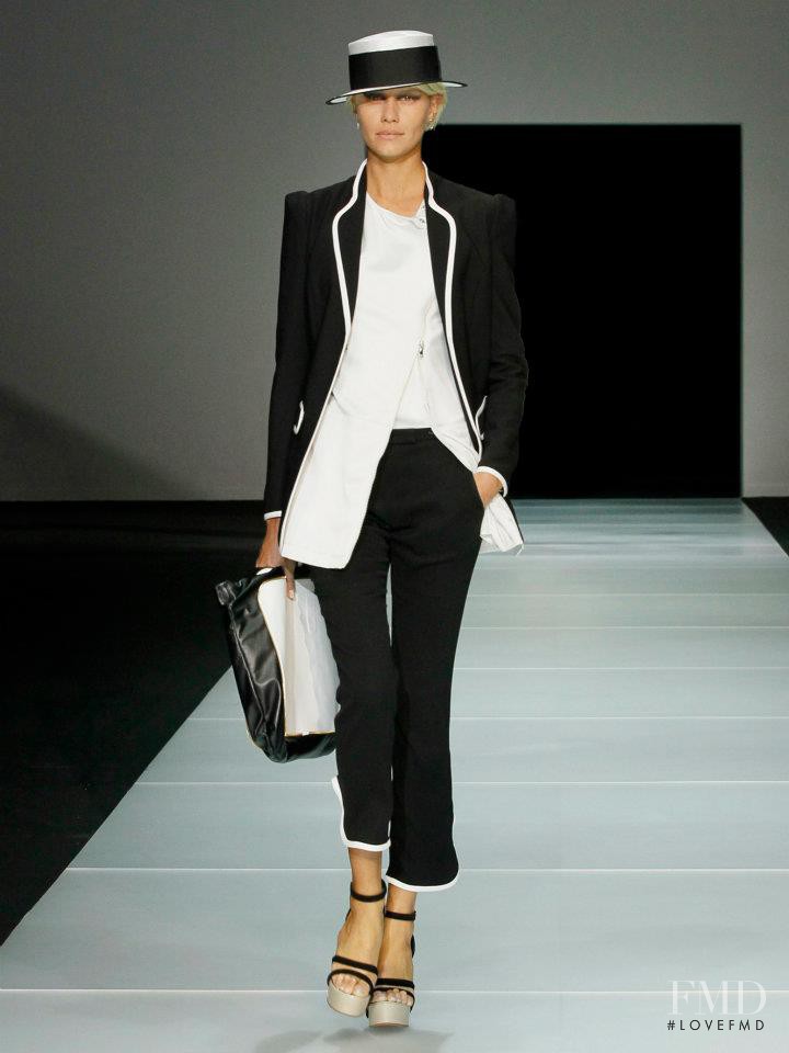 Phenelope Wulff featured in  the Emporio Armani fashion show for Spring/Summer 2012