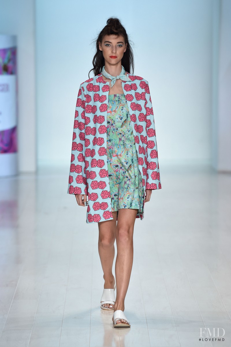 Stephanie Joy Field featured in  the Hayley Elsaesser fashion show for Spring/Summer 2014