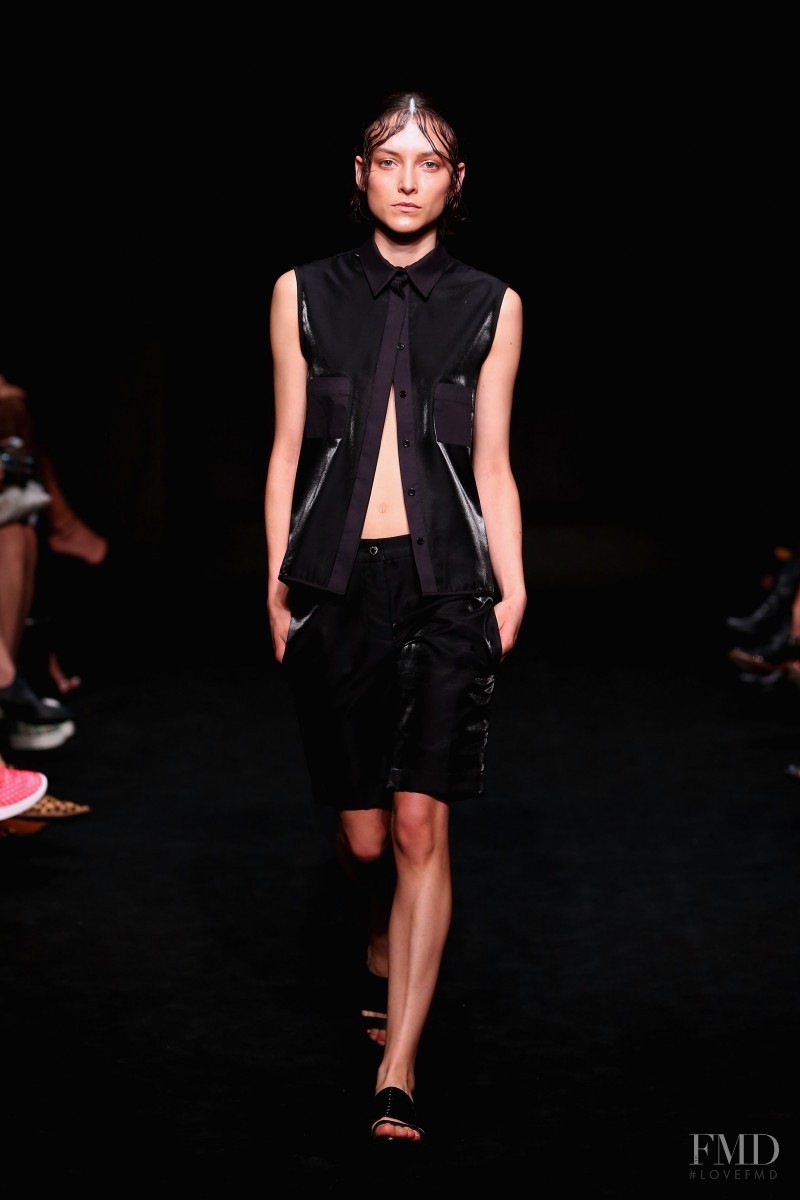 Ollie Henderson featured in  the Leroy Nguyen fashion show for Spring/Summer 2014