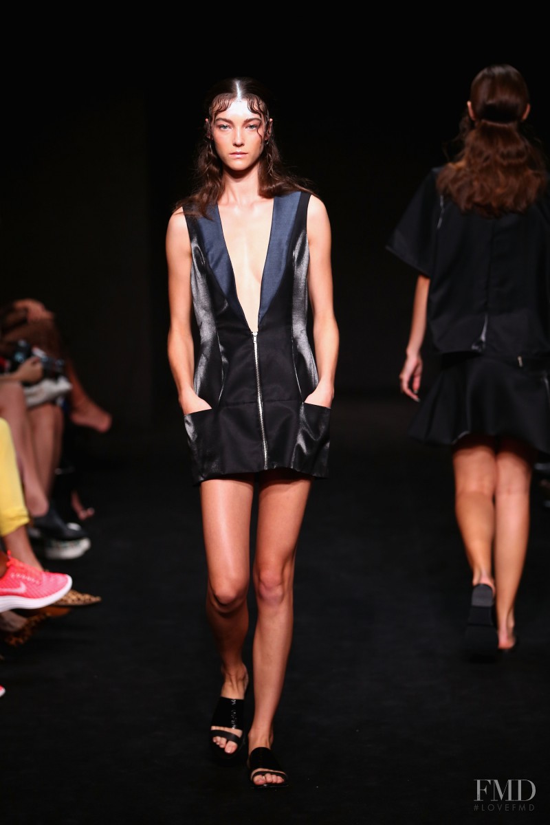 Stephanie Joy Field featured in  the Leroy Nguyen fashion show for Spring/Summer 2014