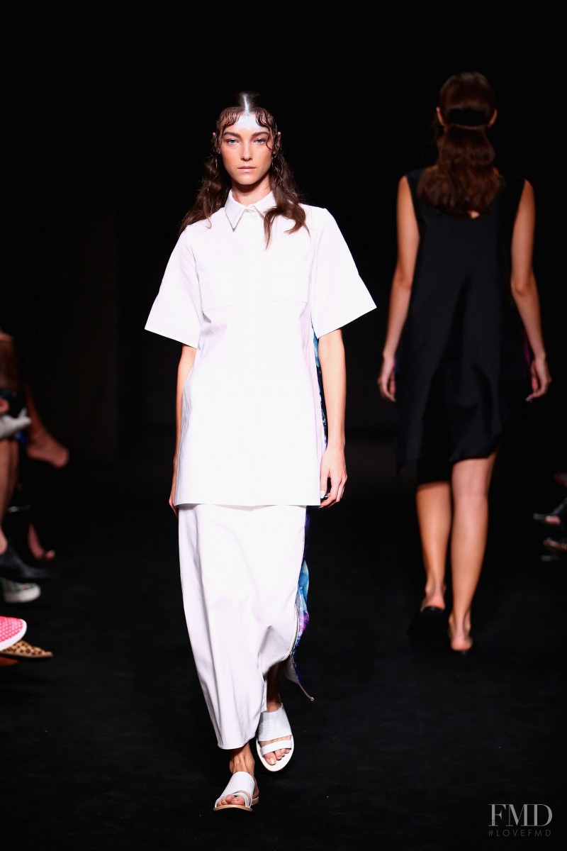 Stephanie Joy Field featured in  the Leroy Nguyen fashion show for Spring/Summer 2014