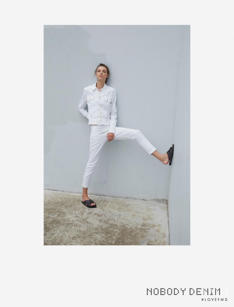 Stephanie Joy Field featured in  the Nobody Denim Reflections advertisement for Spring/Summer 2014