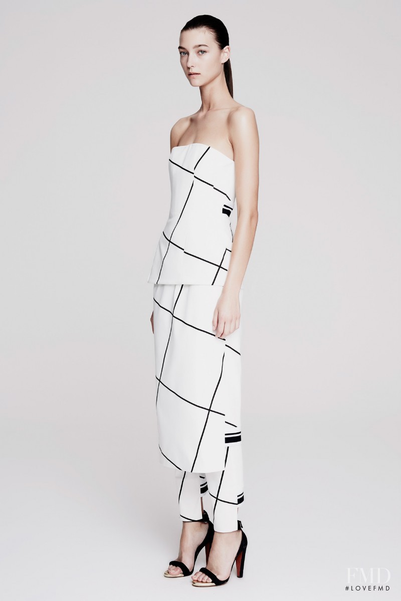 Stephanie Joy Field featured in  the Josh Goot lookbook for Resort 2015