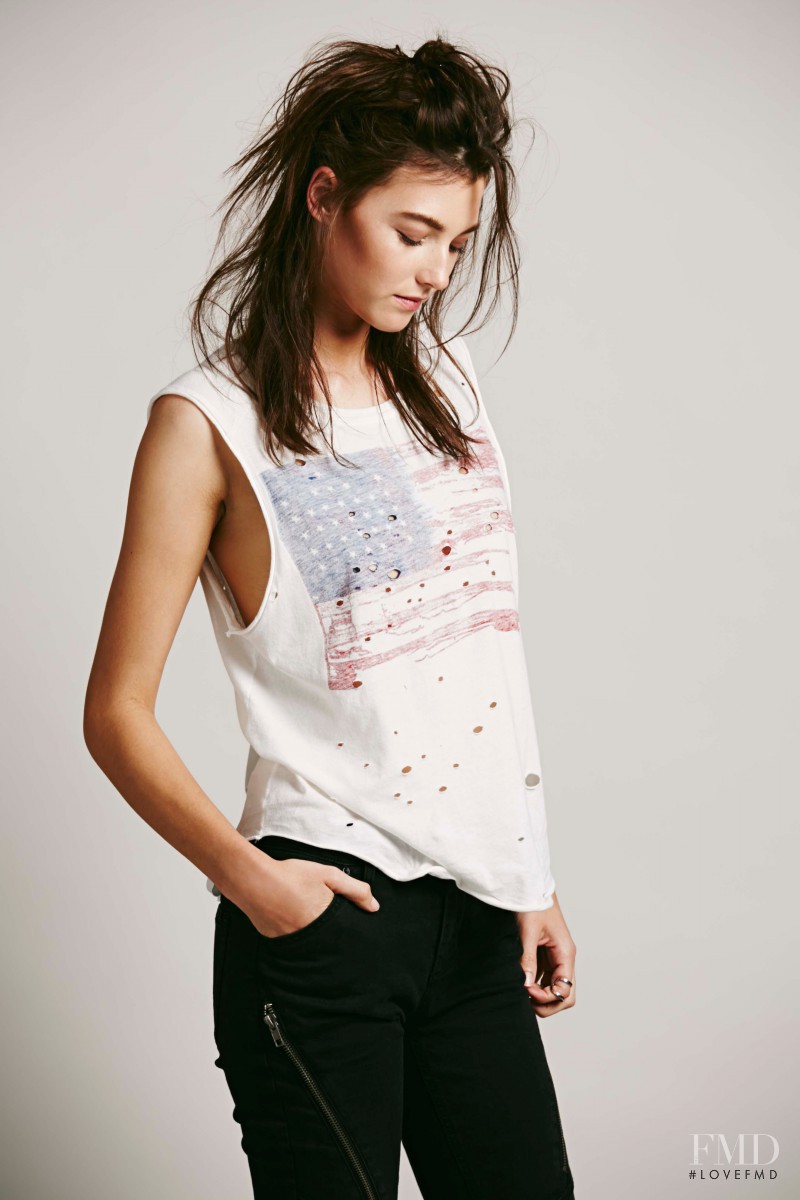 Stephanie Joy Field featured in  the Free People catalogue for Summer 2014