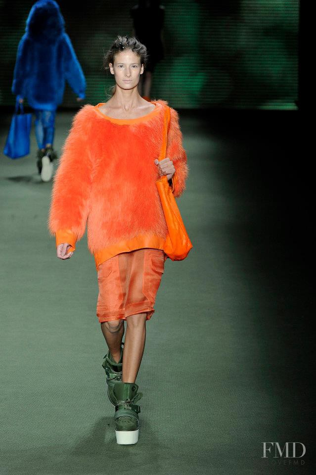 Patricia Muller featured in  the Osklen fashion show for Autumn/Winter 2012