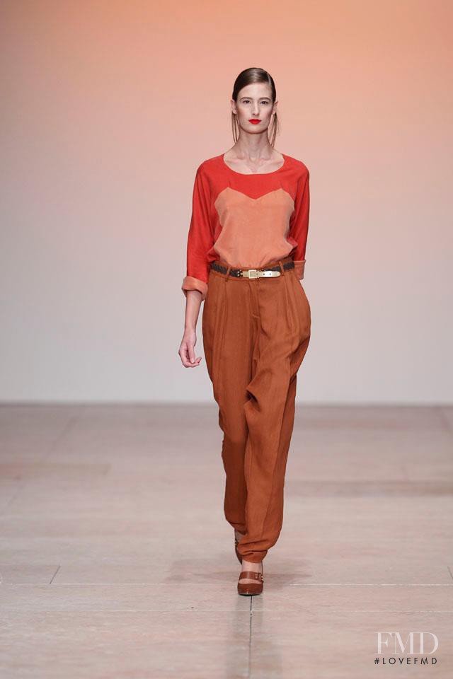 Patricia Muller featured in  the Nuno Baltazar fashion show for Autumn/Winter 2012