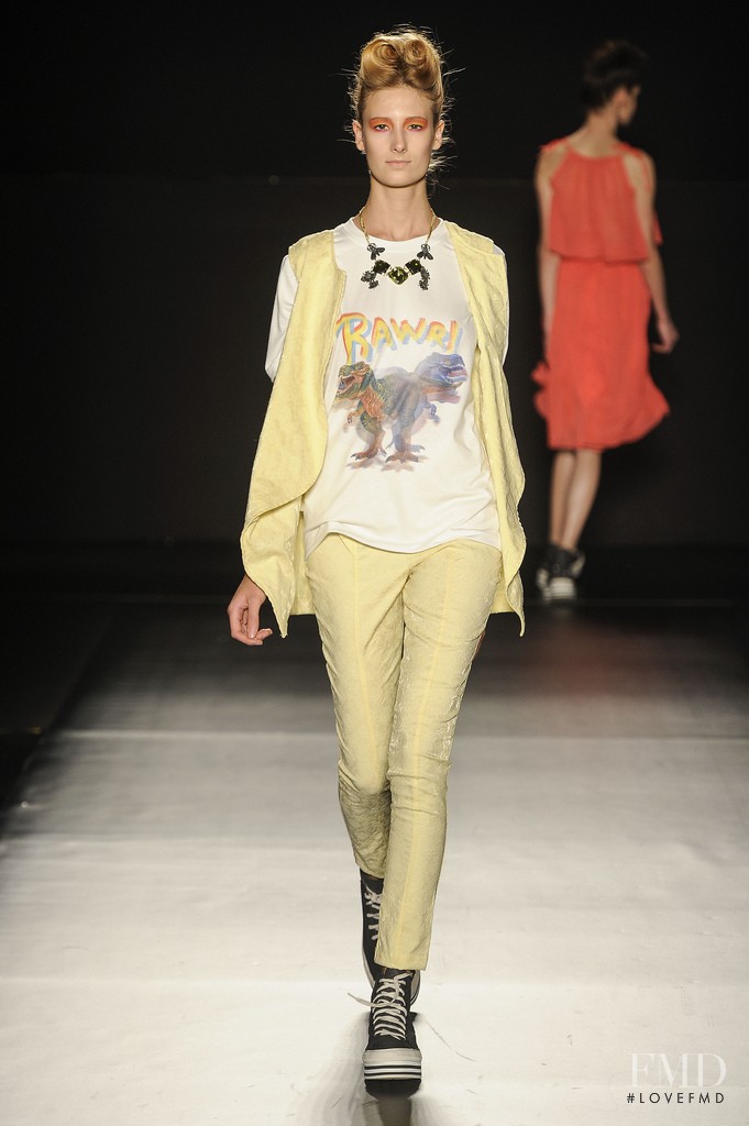 Patricia Muller featured in  the Danilo Costa fashion show for Spring/Summer 2014