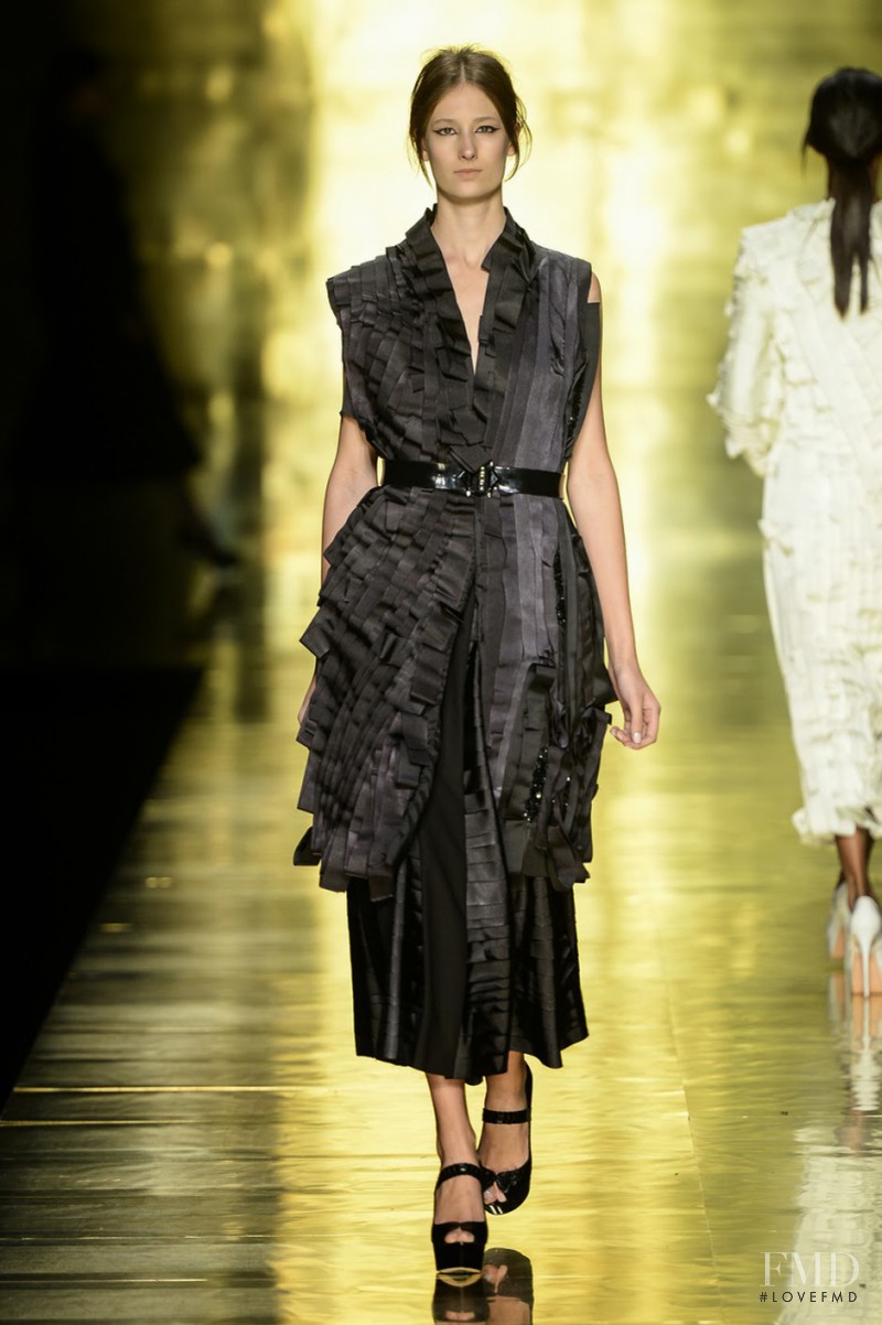 Patricia Muller featured in  the Apartamento 03 fashion show for Autumn/Winter 2014