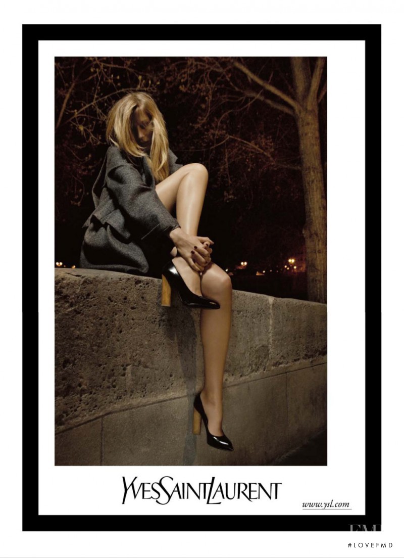 Gisele Bundchen featured in  the Saint Laurent advertisement for Autumn/Winter 2007