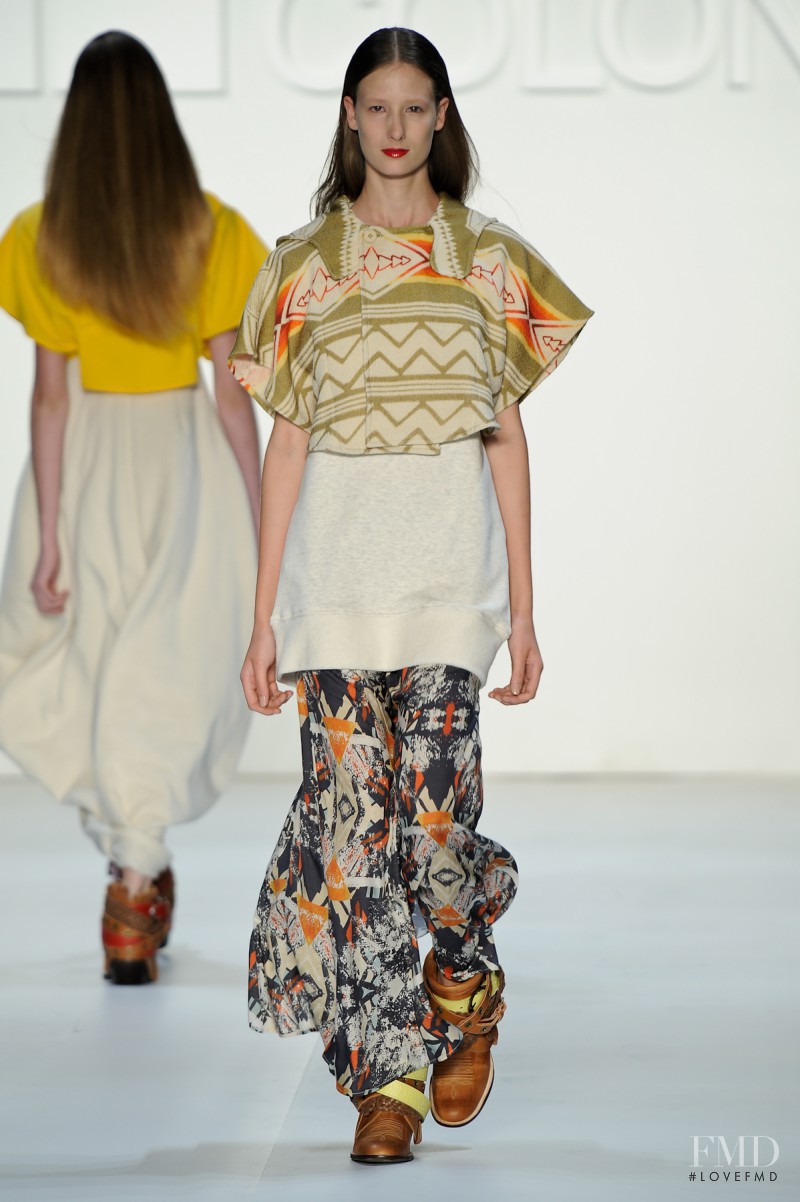 Patricia Muller featured in  the British Colony fashion show for Autumn/Winter 2011