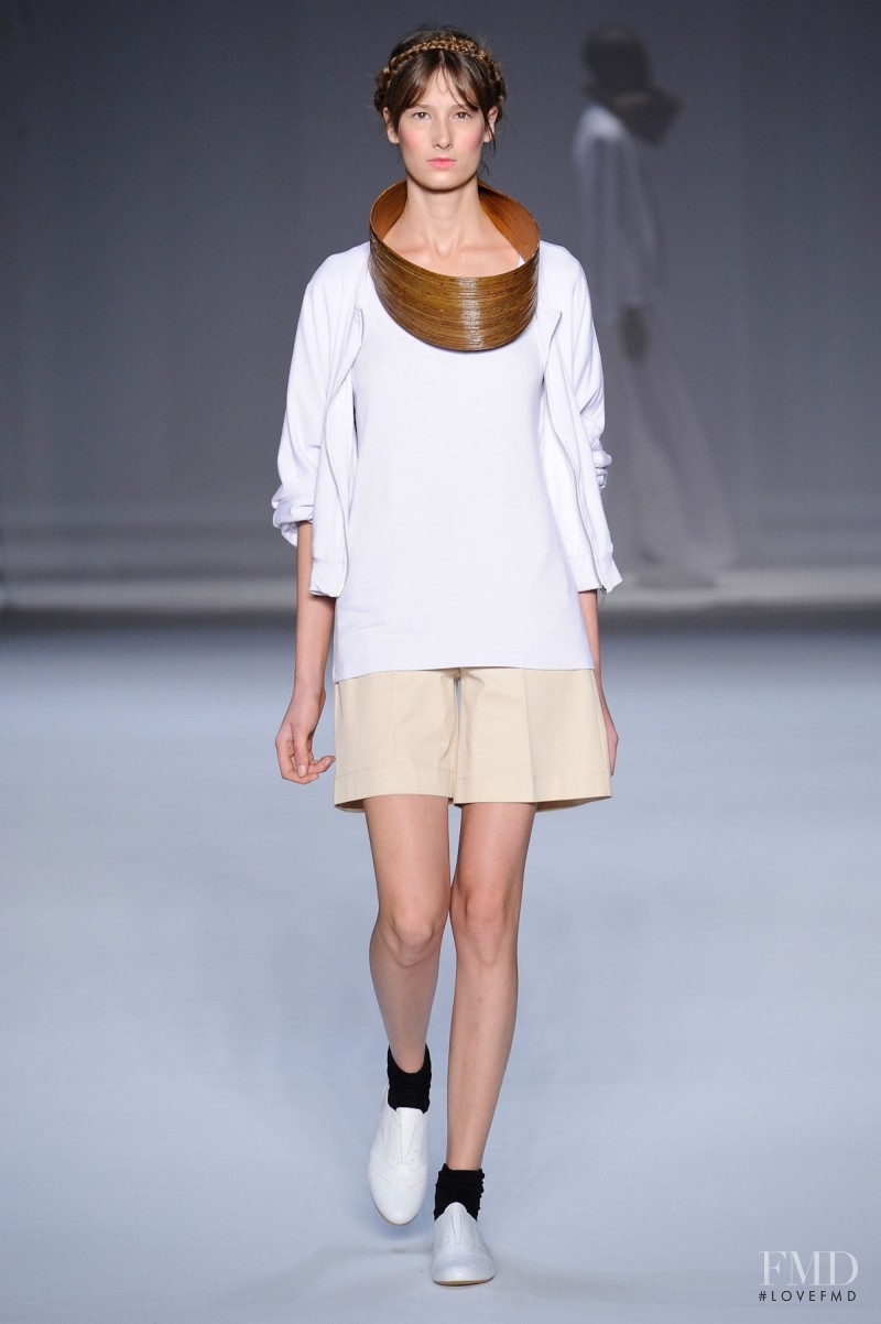 Patricia Muller featured in  the Walter Rodrigues fashion show for Spring/Summer 2012