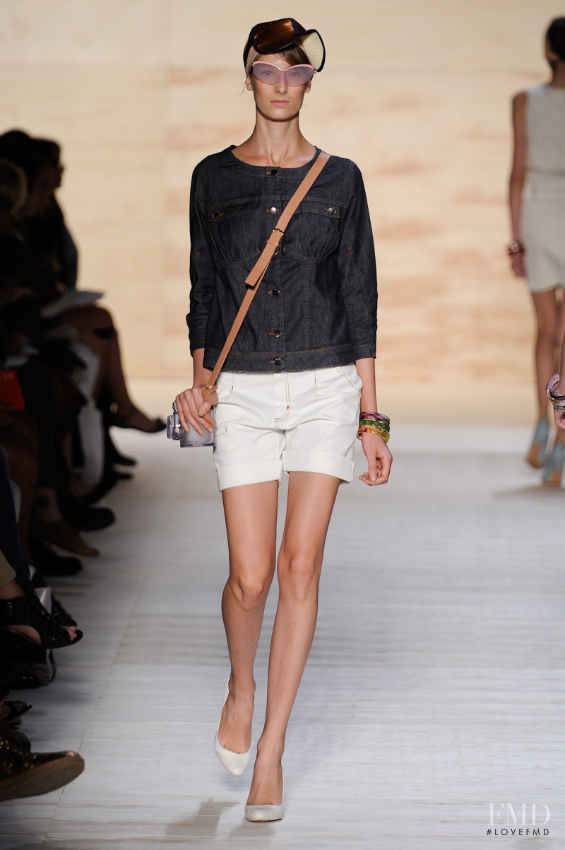 Patricia Muller featured in  the Herchcovitch fashion show for Spring/Summer 2012