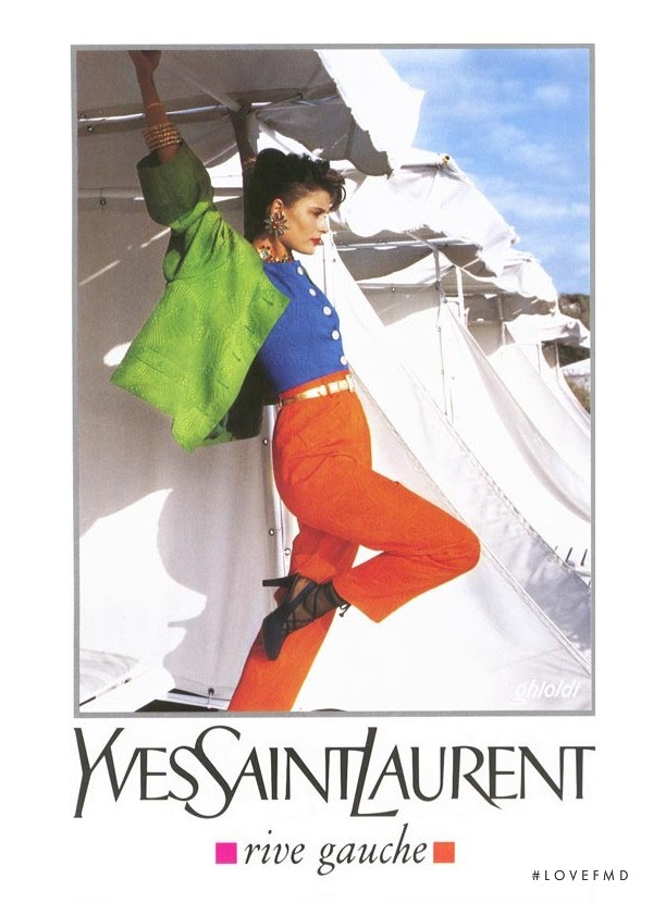 Saint Laurent advertisement for Spring/Summer 1992