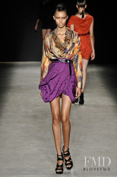 Lais Ribeiro featured in  the Printing fashion show for Autumn/Winter 2010
