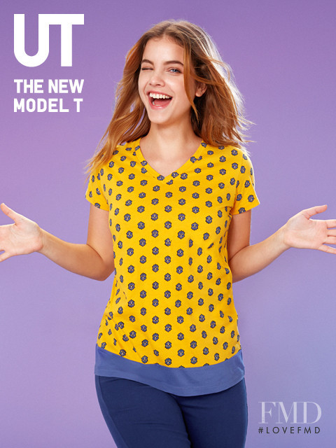 Barbara Palvin featured in  the Uniqlo UT advertisement for Spring/Summer 2014