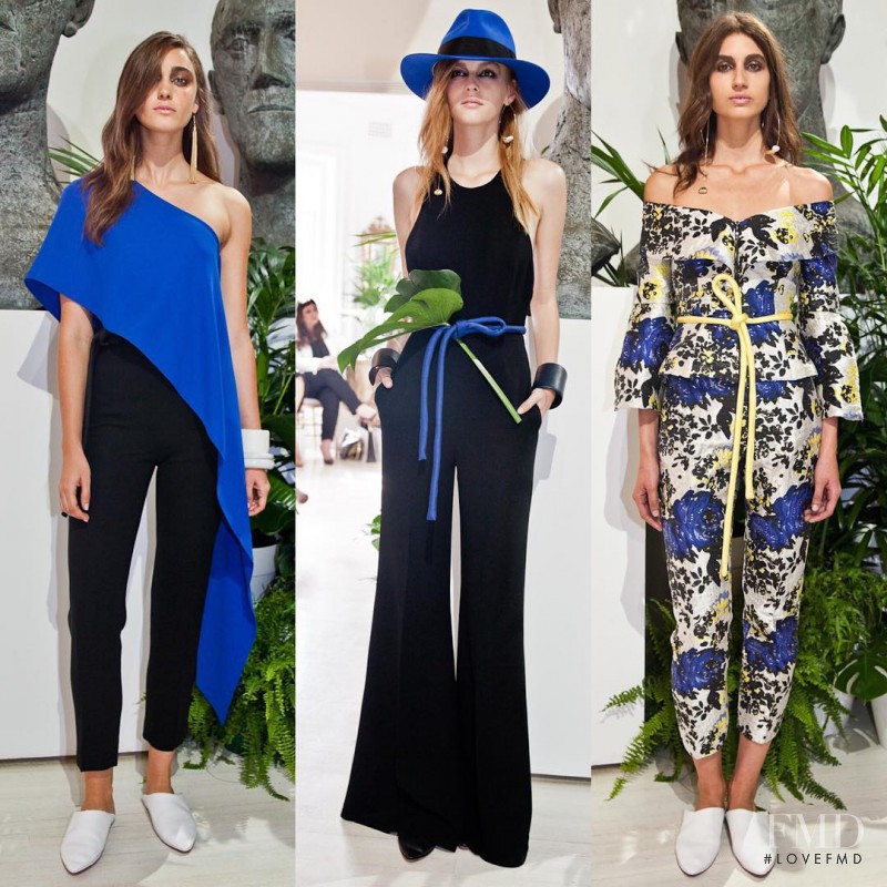 Roberta Pecoraro featured in  the Carla Zampatti fashion show for Spring/Summer 2016